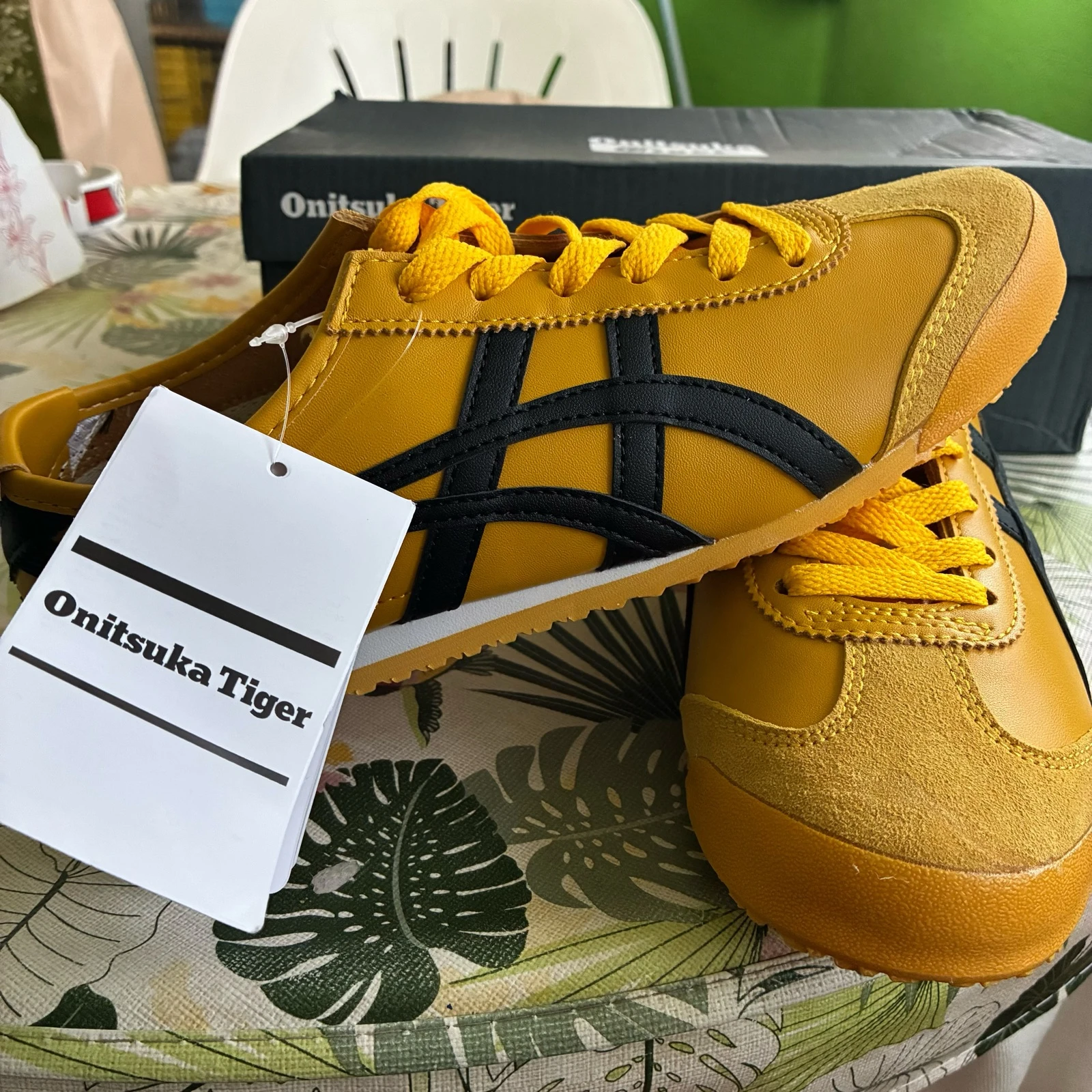 Onitsuka Tiger Mexico 66 Jaune & Noir – Taille 39 – Neuves avec boîte – photo 12